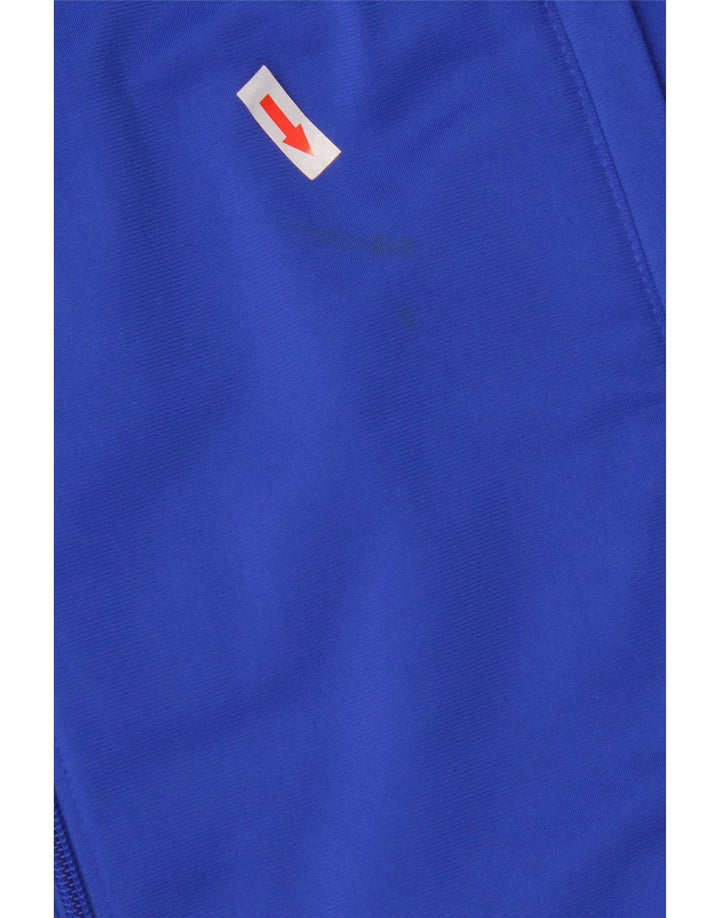 Adidas Mens Graphic Tracksuit Top Jacket Medium Blue Colourblock Polyester