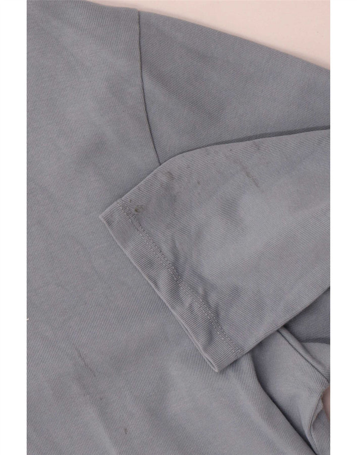 Zara Mens Top Long Sleeve Large Blue
