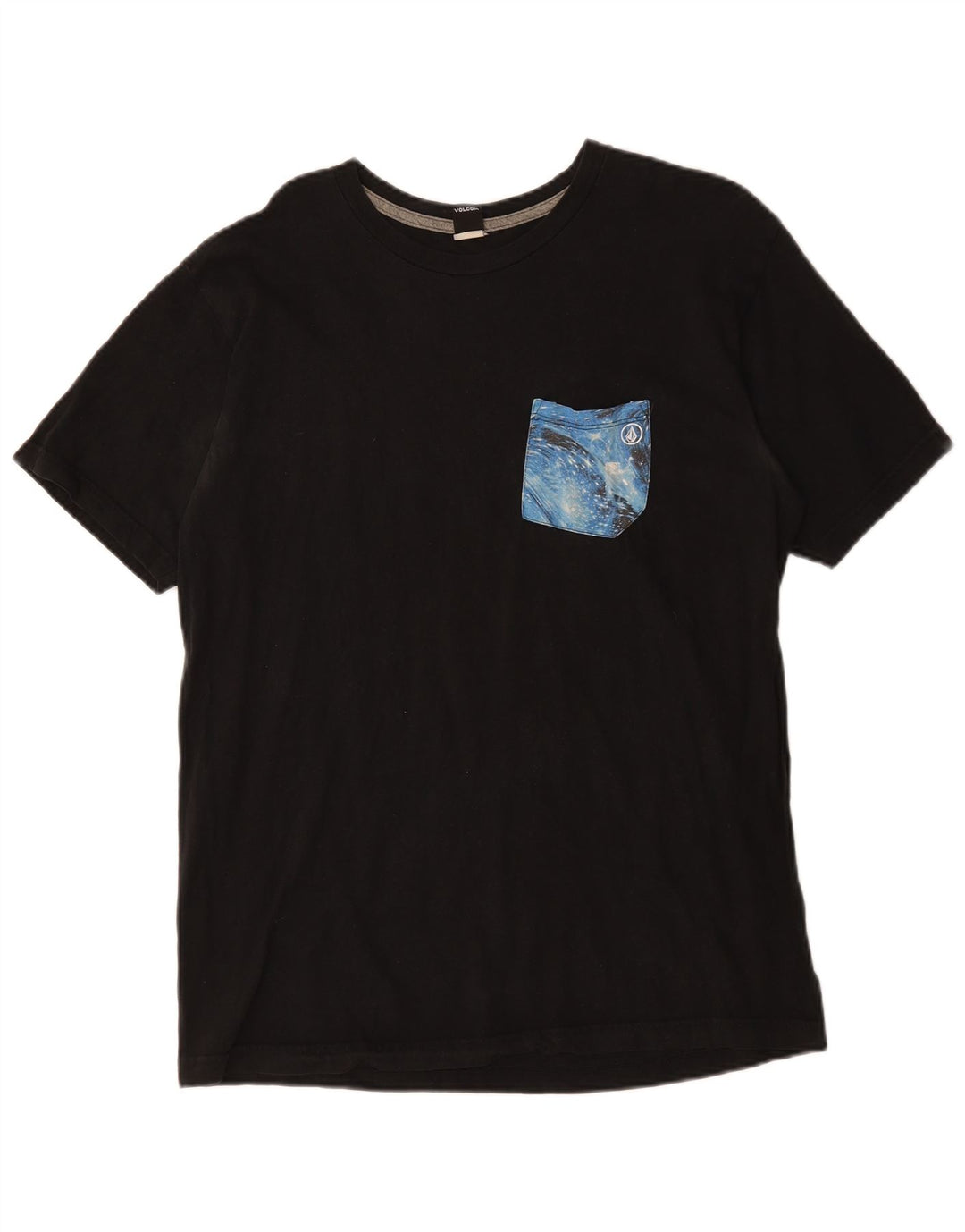 Volcom Womens Graphic T-Shirt Top UK 16 Large Black Cotton
