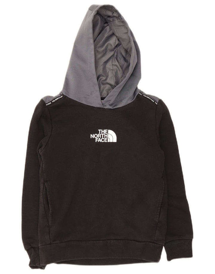 The North Face Boys Graphic Hoodie Jumper 9-10 Years Medium Black