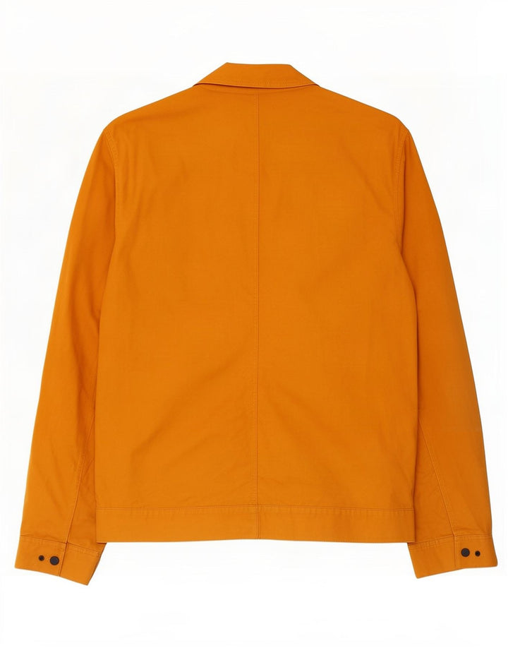 Cos Mens Utility Jacket UK 36 Small Orange Cotton