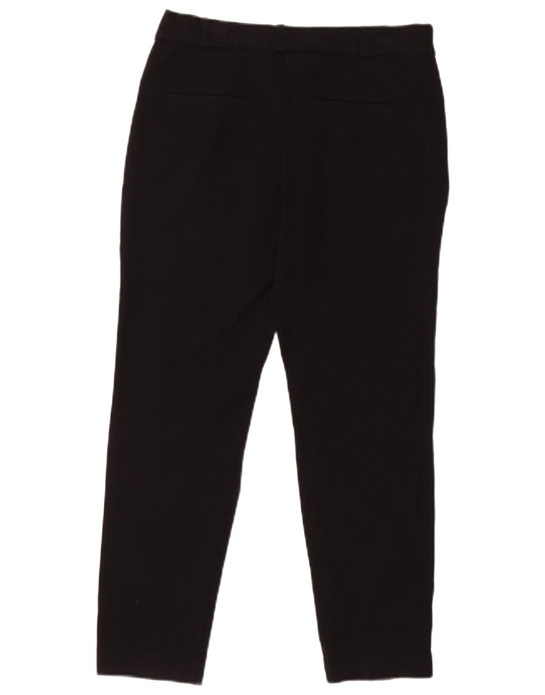 Zara Womens Cropped Trousers Medium W28 L25 Black Animal Print
