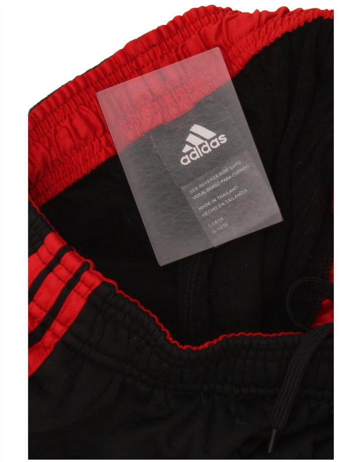Adidas Girls Tracksuit Trousers 14-15 Years  Large Black Polyester