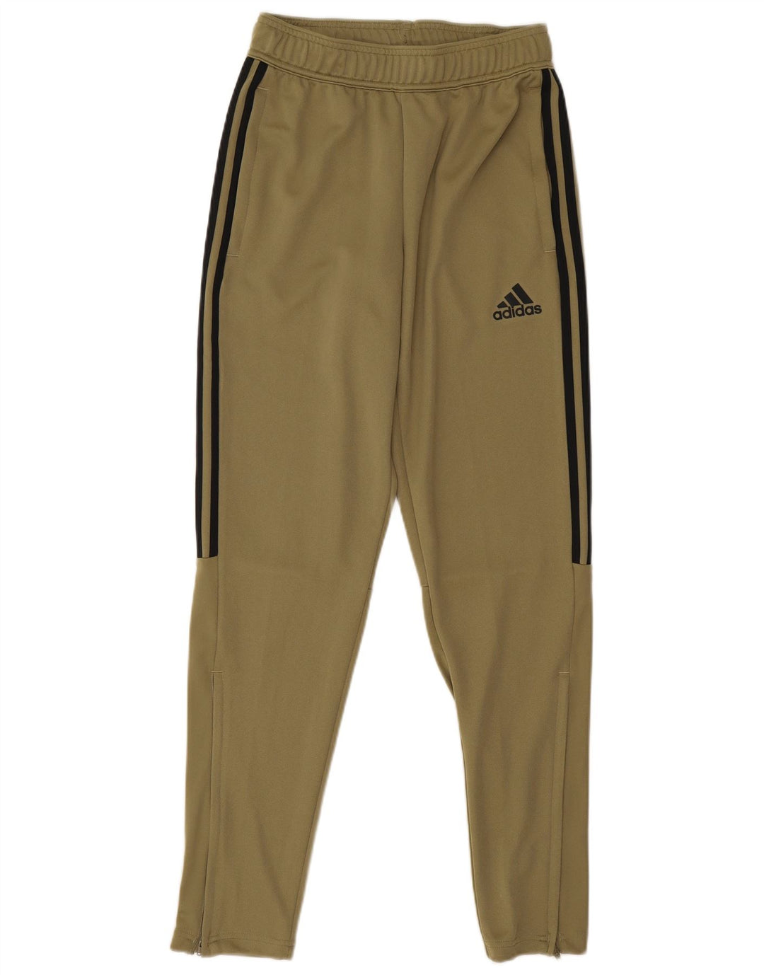 Adidas Mens Tracksuit Trousers Small  Khaki Polyester