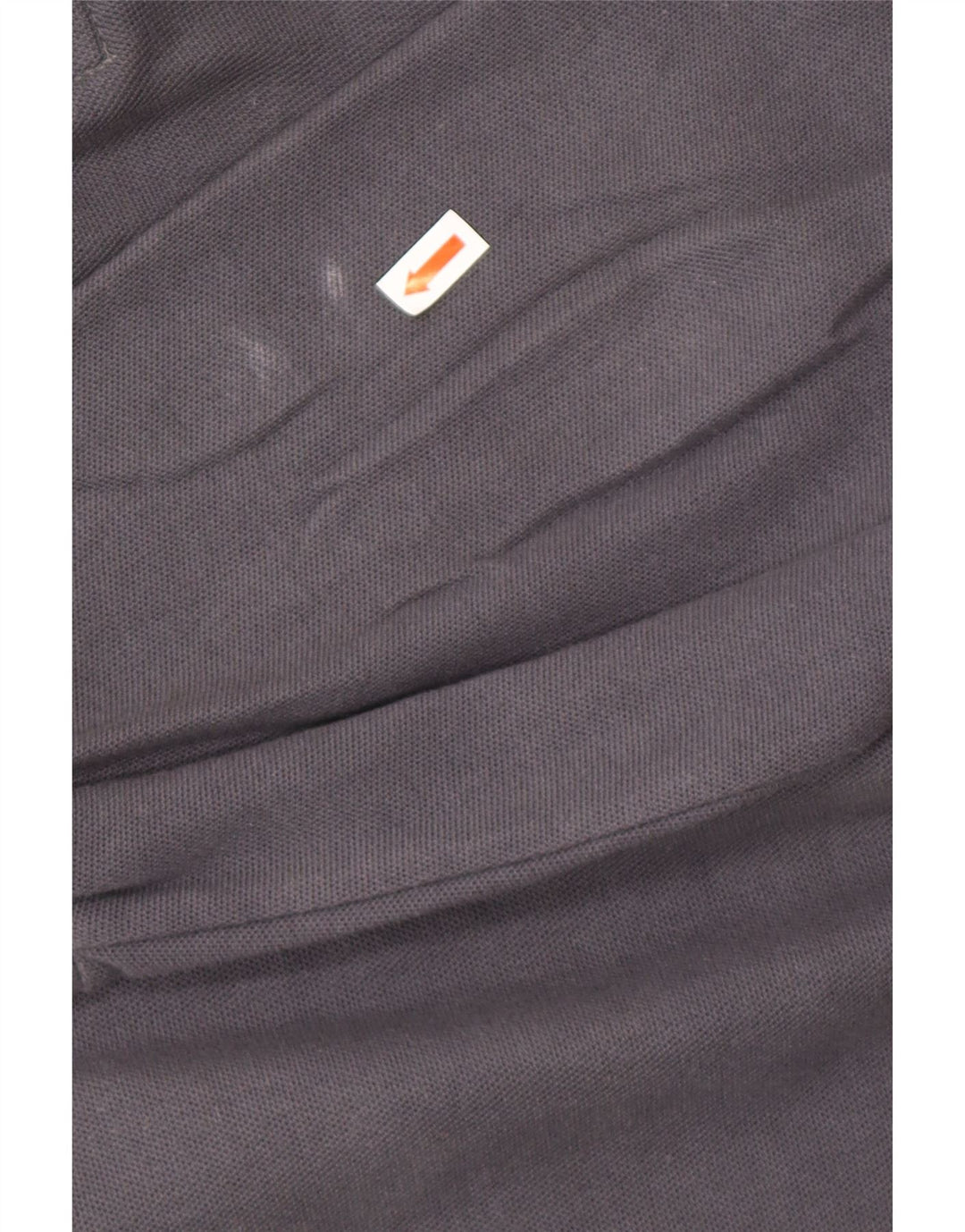 DIADORA Mens Long Sleeve Polo Shirt IT 48 Medium Grey Cotton