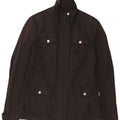 Geox Womens Respira Utility Jacket UK 10 Small Black Polyester