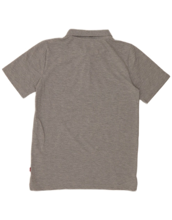 Levi's Boys Polo Shirt 15-16 Years Grey Flecked Cotton