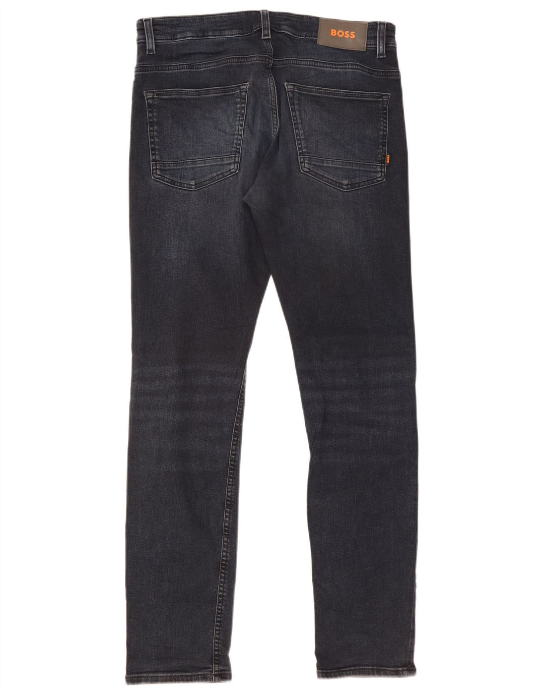 Hugo Boss Mens Slim Jeans W31 L32 Navy Blue Cotton