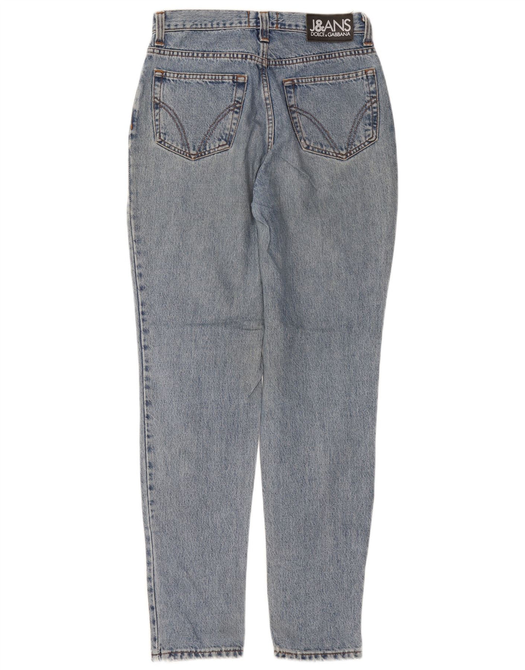 DOLCE & GABBANA Womens High Waist Jeans W28 L31 Blue