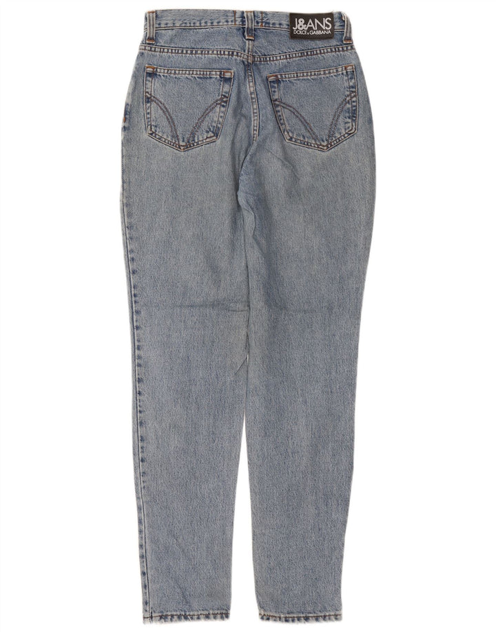 DOLCE & GABBANA Womens High Waist Jeans W28 L31 Blue