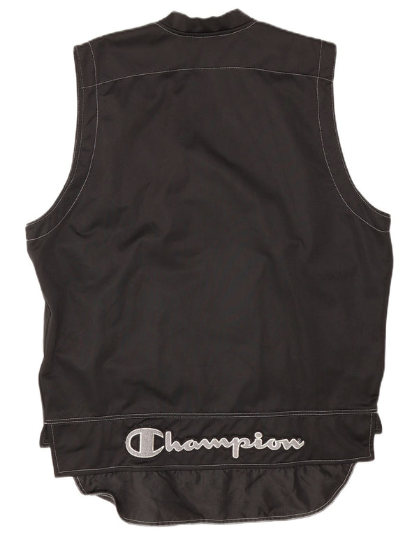 Champion Mens Gilet UK 40 Large Black Polyester