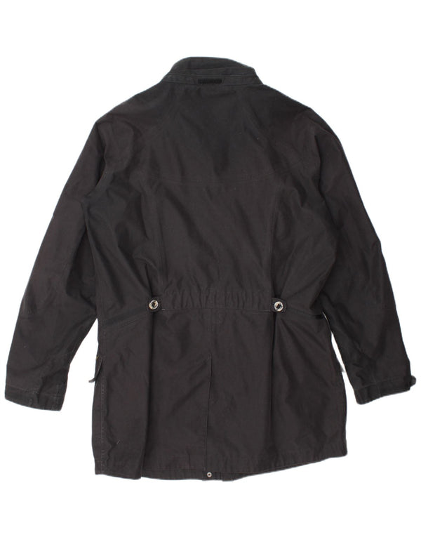 Jack Wolfskin Womens Windbreaker Coat UK 18/20 XL Black Polyester