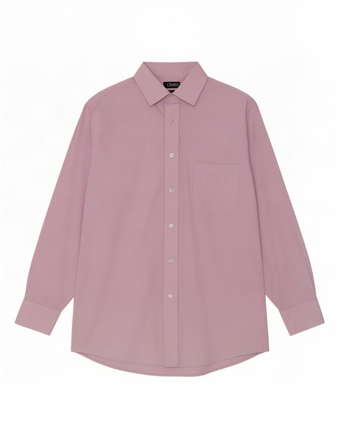 Chaps Mens Regular Fit Shirt Size 15 1/2 Medium Purple Cotton