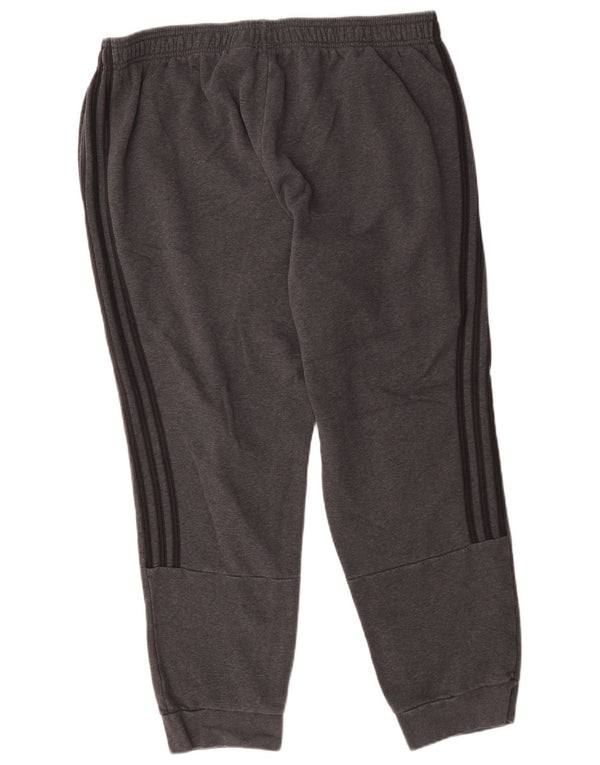 Adidas Mens Tracksuit Trousers Joggers 2XL Grey Cotton