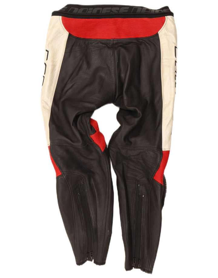 Dainese Mens Graphic 2 Piece Set Size 50 Small W34 L28 Black Biker