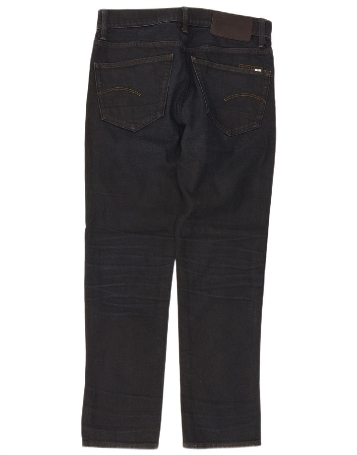 G-Star Mens 3301 Slim Jeans W29 L30 Navy Blue Cotton
