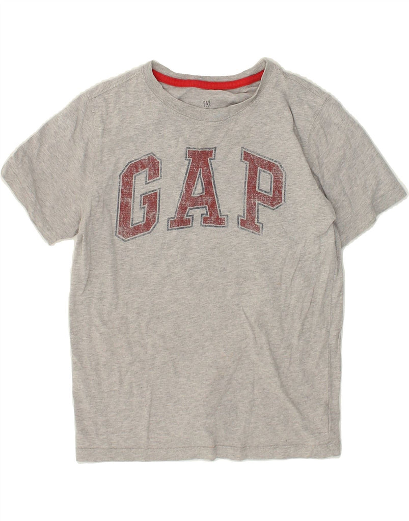 GAP Boys Graphic T-Shirt Top 10-11 Years Medium Grey Cotton | Vintage Gap | Thrift | Second-Hand Gap | Used Clothing | Messina Hembry 