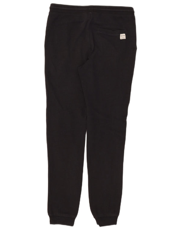Jack & Jones Mens Tracksuit Trousers Joggers Small Black Cotton