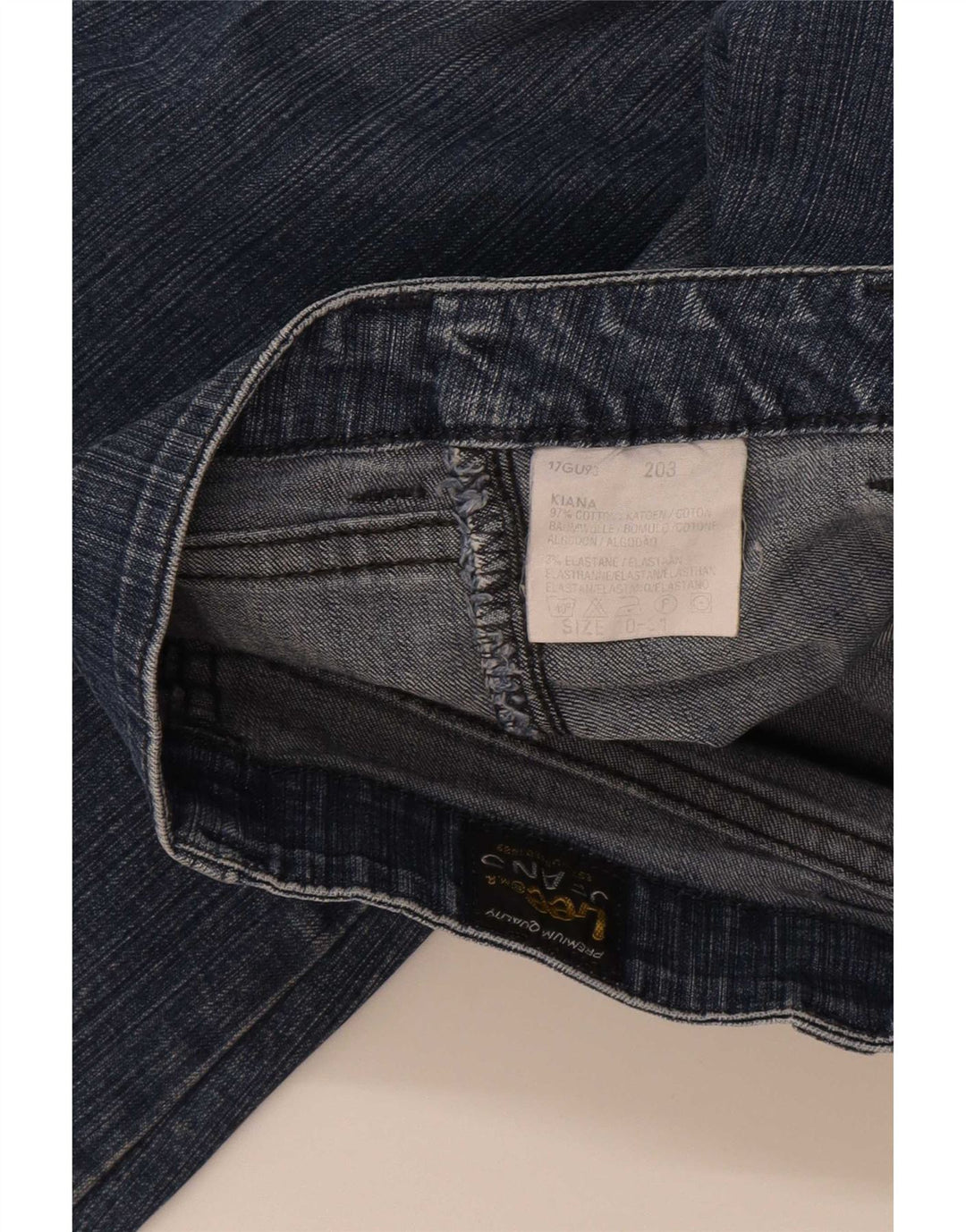 Lee Womens Kiana Flared Jeans W30 L31 Blue Cotton