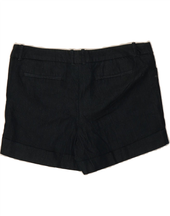 MOSSIMO Womens Stretch Chino Shorts US 10 Large W32 Navy Blue Cotton Vintage Mossimo and Second-Hand Mossimo from Messina Hembry 