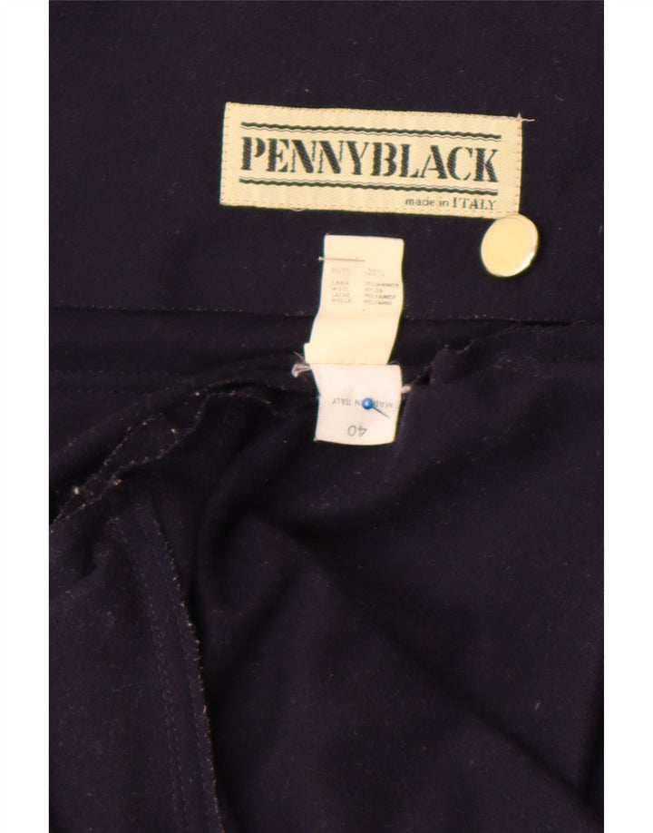 Penny Black Womens Oversized Blazer Jacket UK 10 Small Navy Blue