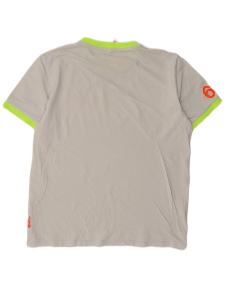 Sun68 Mens Graphic T-Shirt Top 2XL Grey Cotton