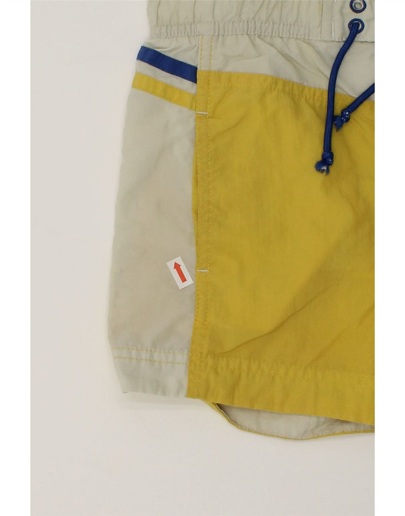 CHAMPION Boys Swimming Shorts 5-6 Years XS Yellow Polyamide | Vintage Champion | Thrift | Second-Hand Champion | Used Clothing | Messina Hembry 