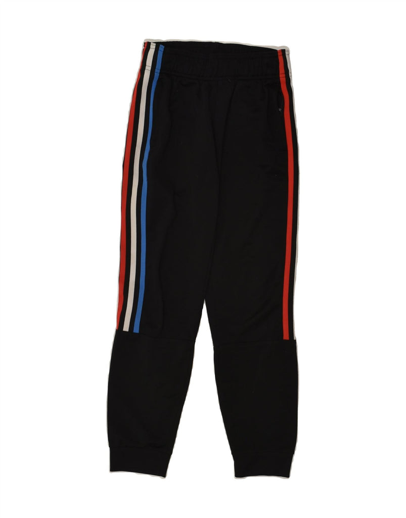 ADIDAS Boys Prime Blue Tracksuit Trousers Joggers 10-11 Years Black | Vintage Adidas | Thrift | Second-Hand Adidas | Used Clothing | Messina Hembry 