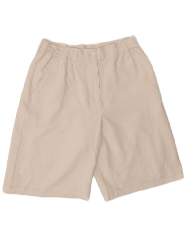 French Connection Womens Chino Shorts UK 14 Large W34 White Polyester