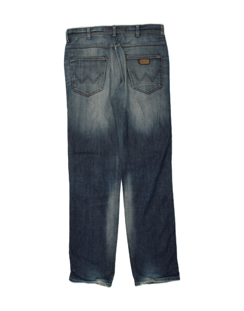 WRANGLER Mens Benton Straight Jeans W31 L34  Blue Cotton Vintage Wrangler and Second-Hand Wrangler from Messina Hembry 