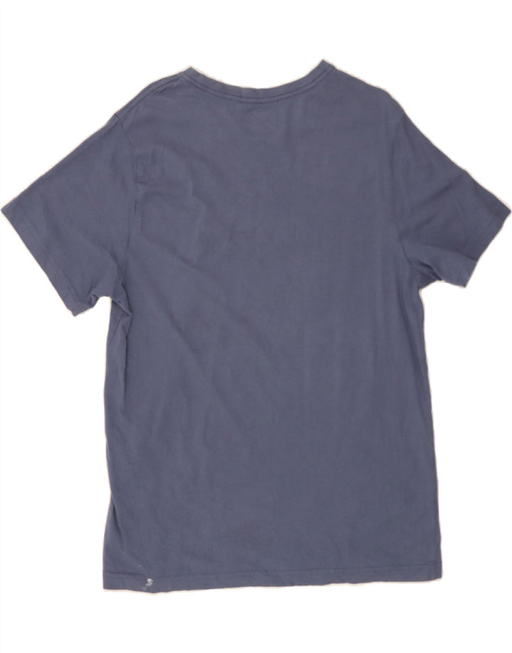 HURLEY Mens Graphic T-Shirt Top Large Navy Blue Cotton Vintage Hurley and Second-Hand Hurley from Messina Hembry 