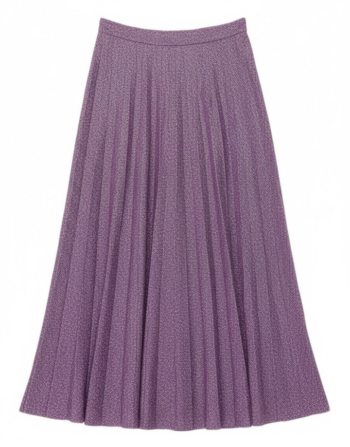 Vintage Womens Maxi Skirt W30 Medium Purple Flecked