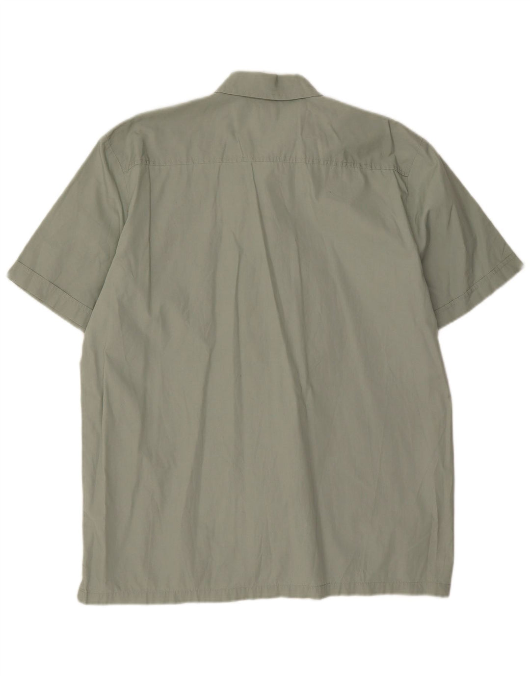 Levi's Mens Short Sleeve Shirt Large Green Cotton