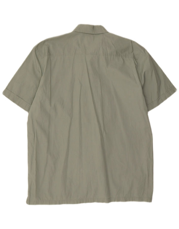 Levi's Mens Short Sleeve Shirt Large Green Cotton