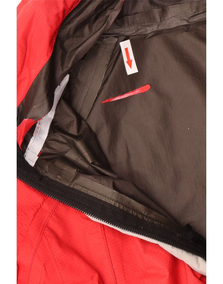 Berghaus Mens Hooded Rain Jacket UK 38 Medium Red Nylon