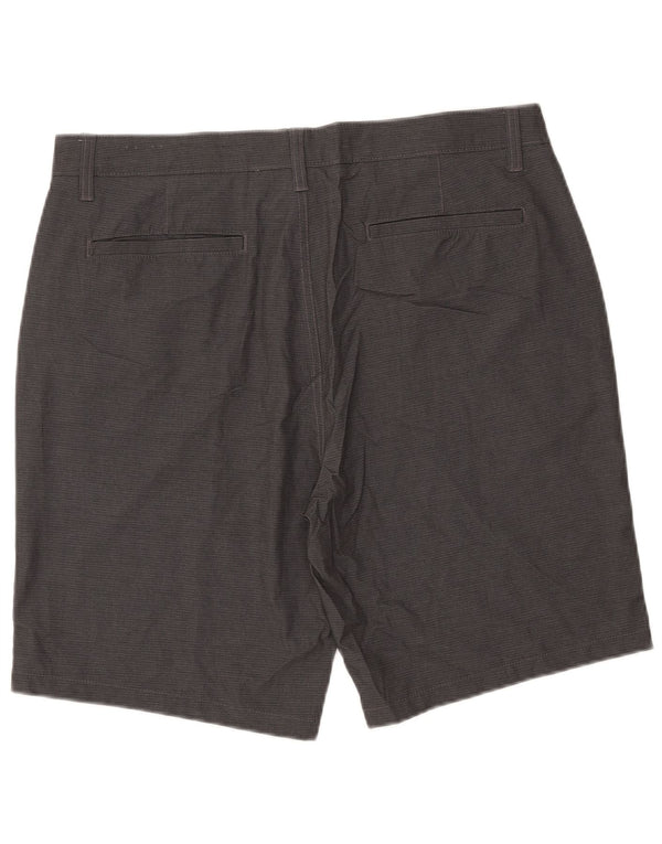 Hurley Mens Chino Shorts W36 Large Grey Polyester