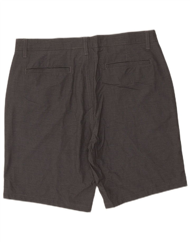 Hurley Mens Chino Shorts W36 Large Grey Polyester