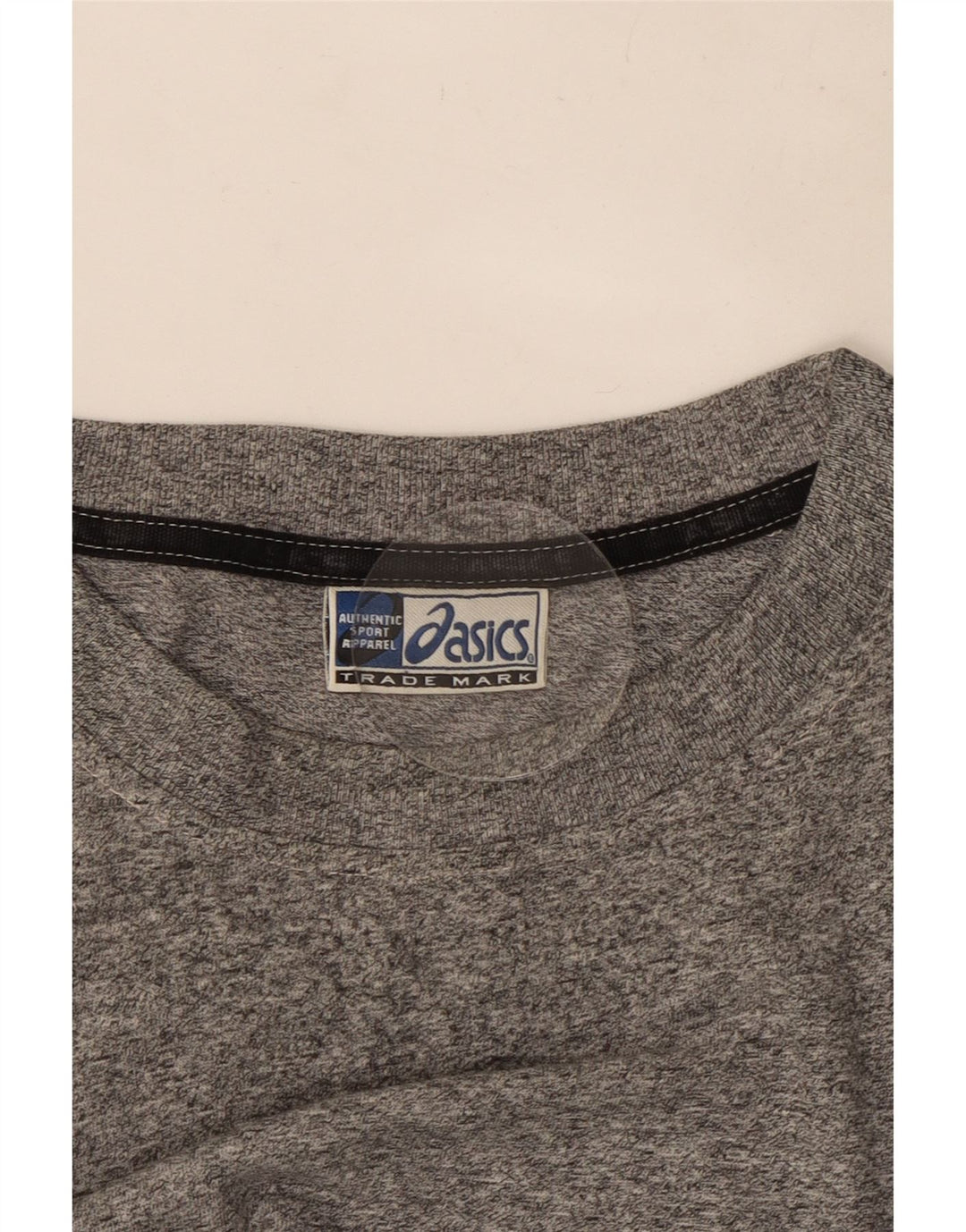 Asics Mens T-Shirt Top Large Grey Cotton