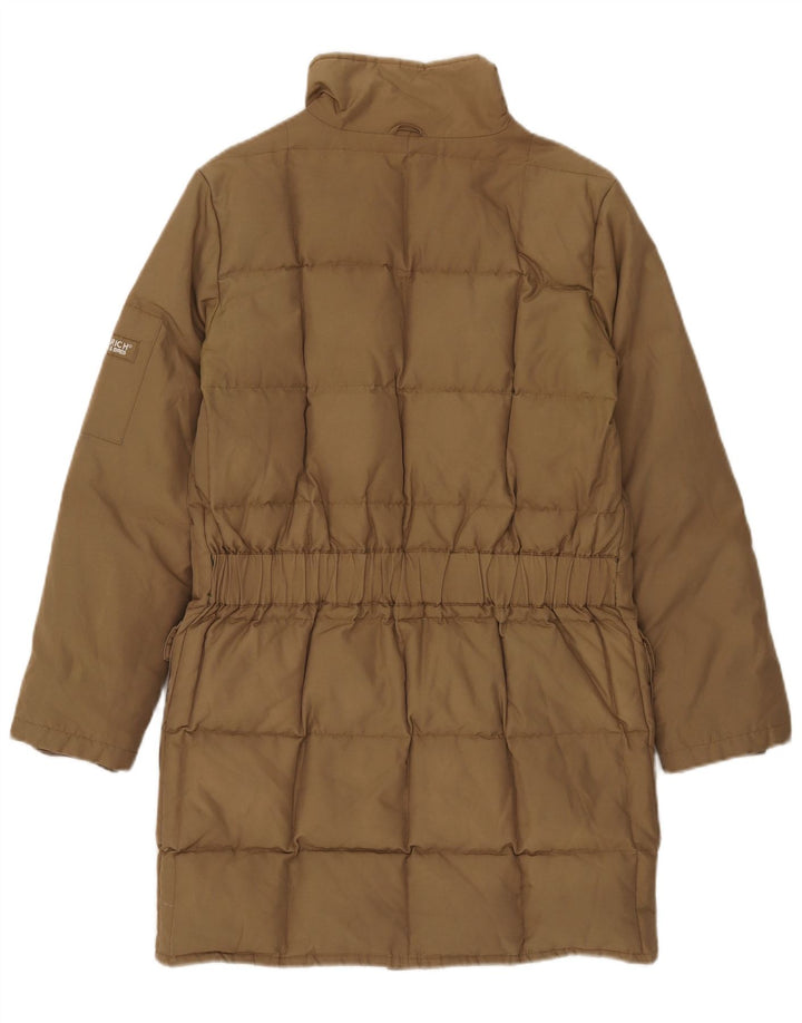 Woolrich Womens Padded Coat UK 10 Small Beige Nylon