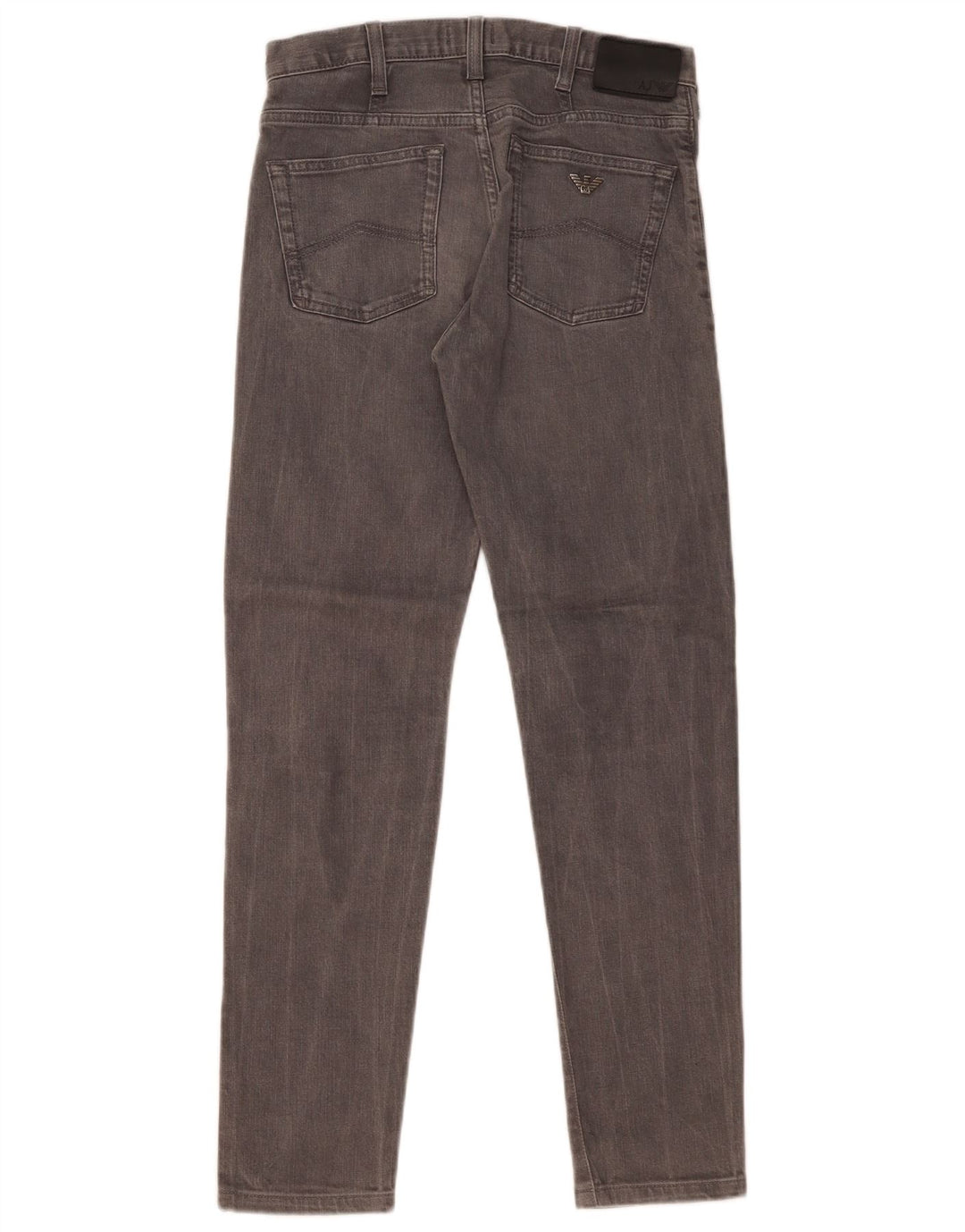 Armani Mens Slim Jeans W28 L29 Grey Cotton