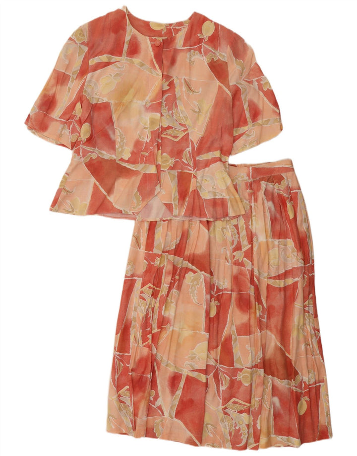 Principles Womens 2 Piece Skirt Set UK 14 Medium W34 Multicoloured Floral