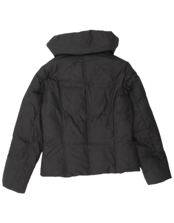 Blue Side Womens Padded Jacket UK 14 Medium Black Polyester