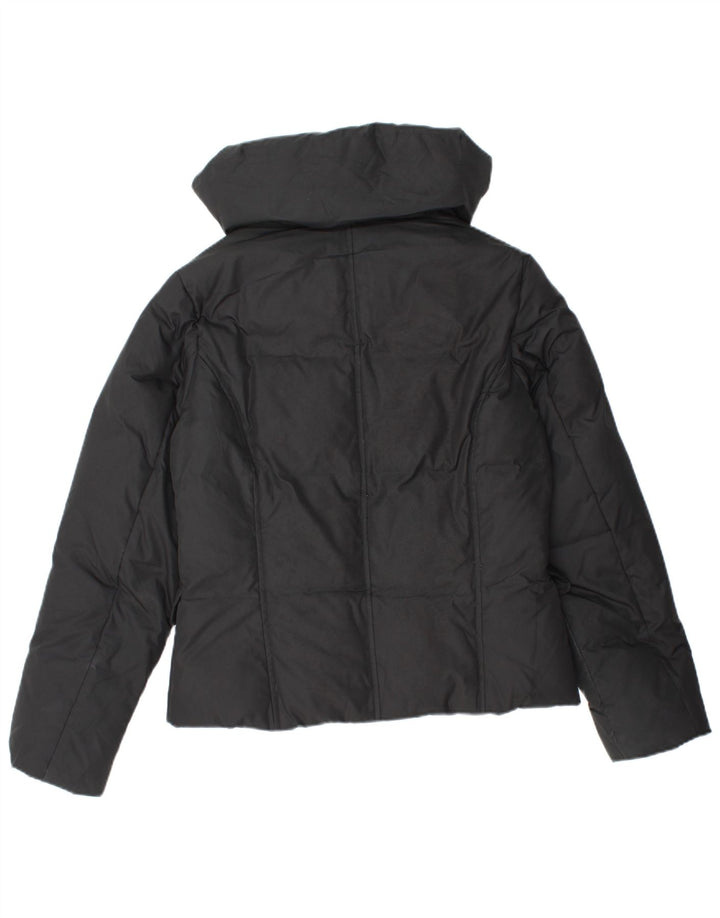 Blue Side Womens Padded Jacket UK 14 Medium Black Polyester