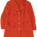 Vintage Womens Overcoat UK 12 Medium Red