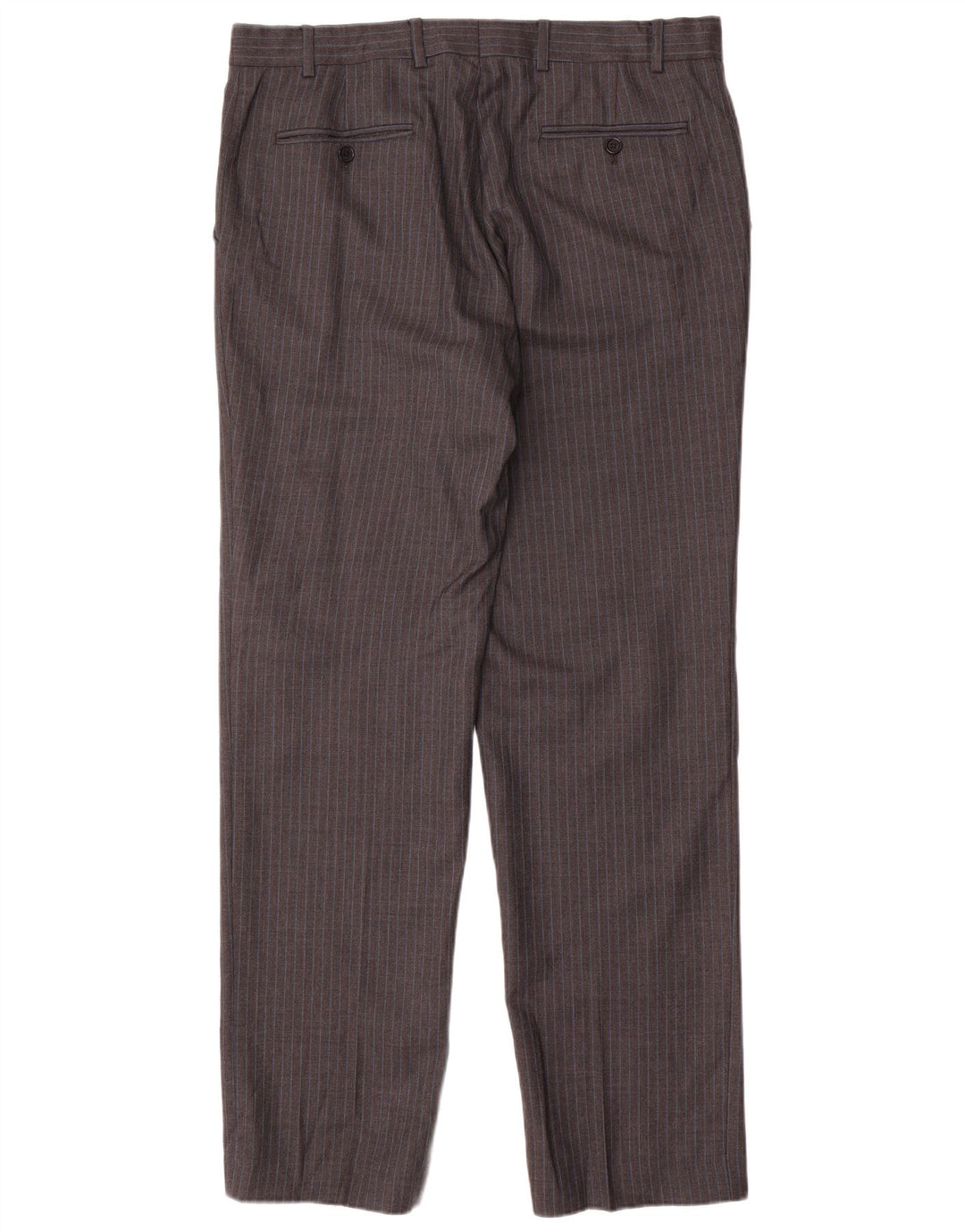 Jaeger Mens 2 Button 2 Piece Suit UK 42 XL W36 L34 Grey Pinstripe Classic