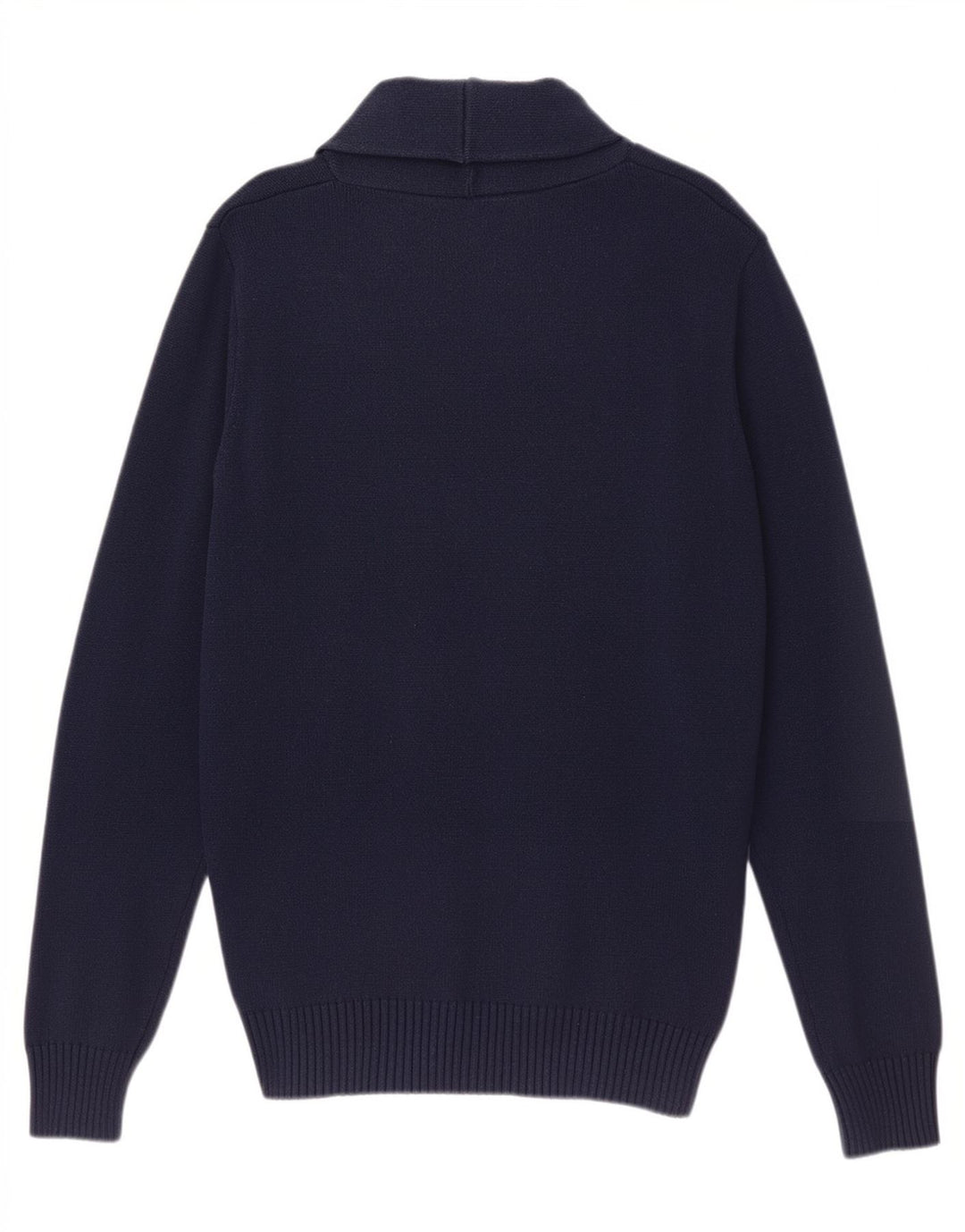 Jack & Jones Mens Cardigan Sweater Large Navy Blue Cotton