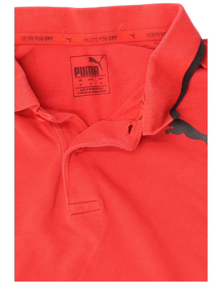 Puma Mens Polo Shirt Medium Red