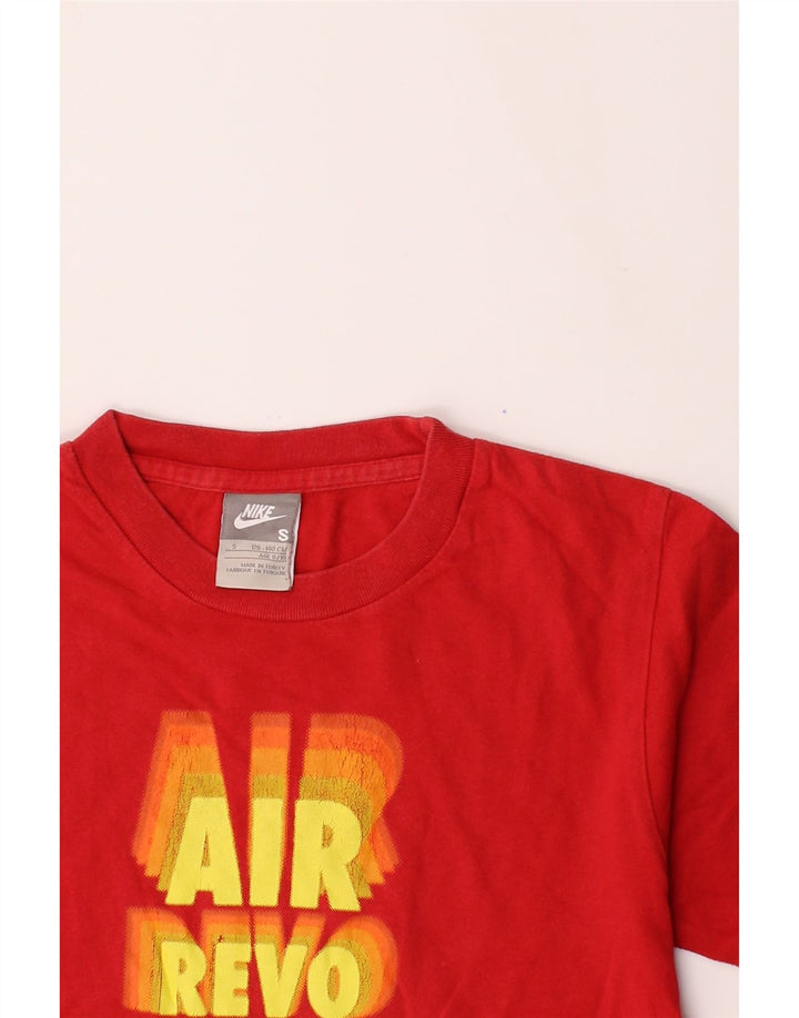 NIKE Boys Graphic T-Shirt Top 8-9 Years Small  Red Cotton Vintage Nike and Second-Hand Nike from Messina Hembry 