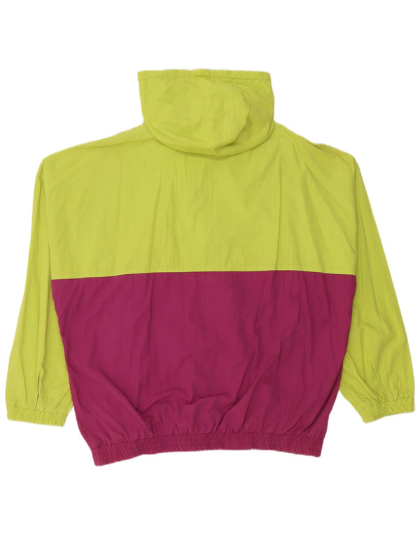 Rodeo Mens Hooded Tracksuit Top Jacket IT 52/54 Large Green Colourblock