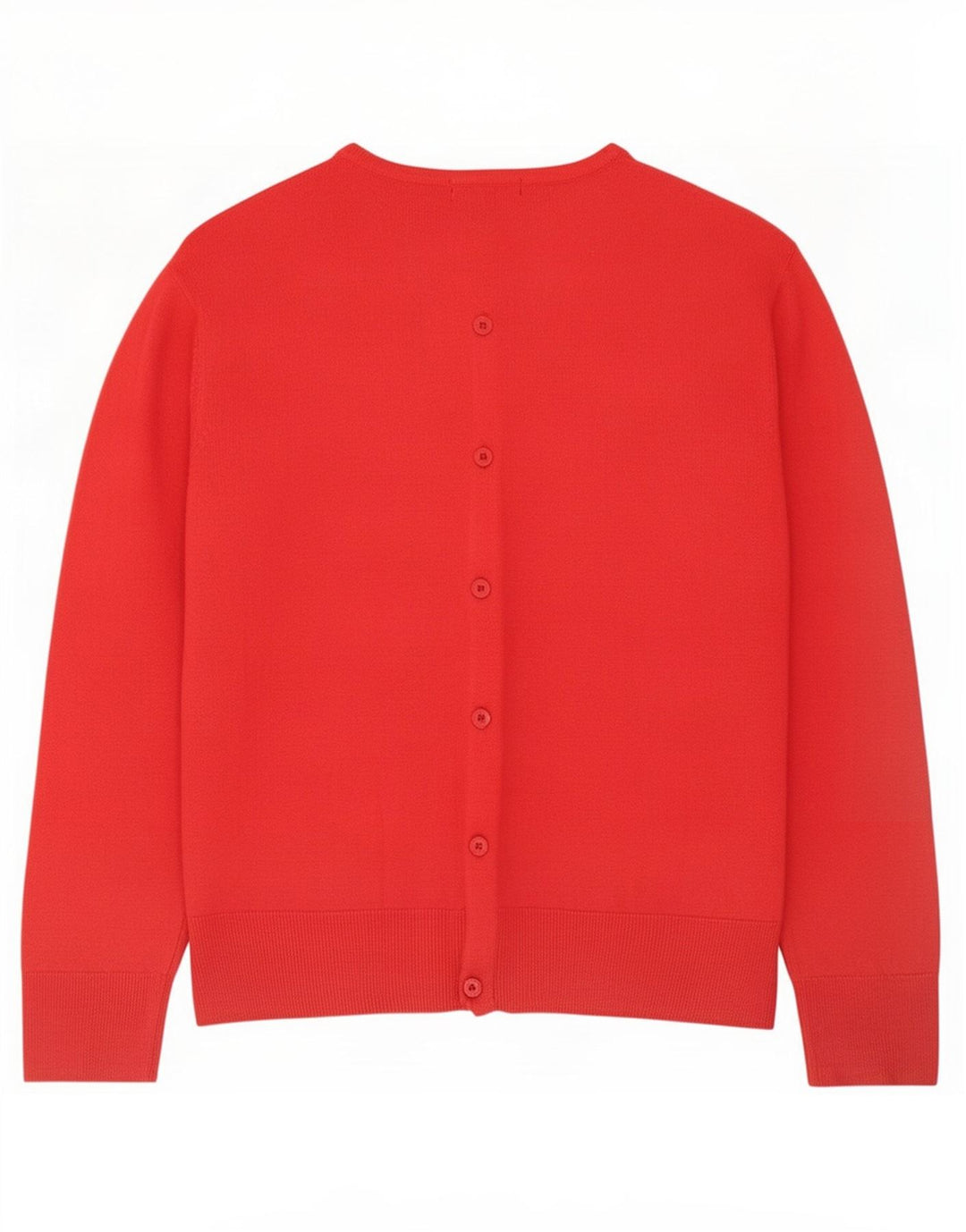 Marks & Spencer Womens Cardigan Sweater UK 12 Medium Red Acrylic